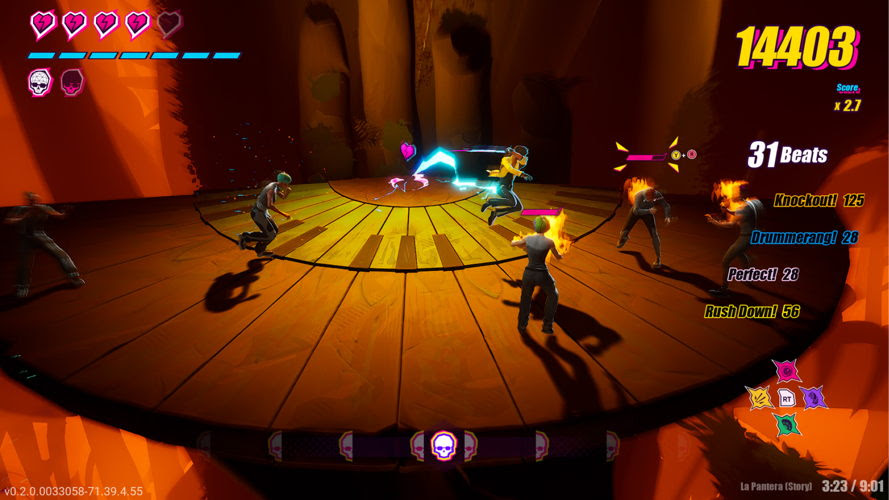 Charlie Disco affronta Dahlia e i nemici in fiamme nell'arena The Nightshade di Dead As Disco