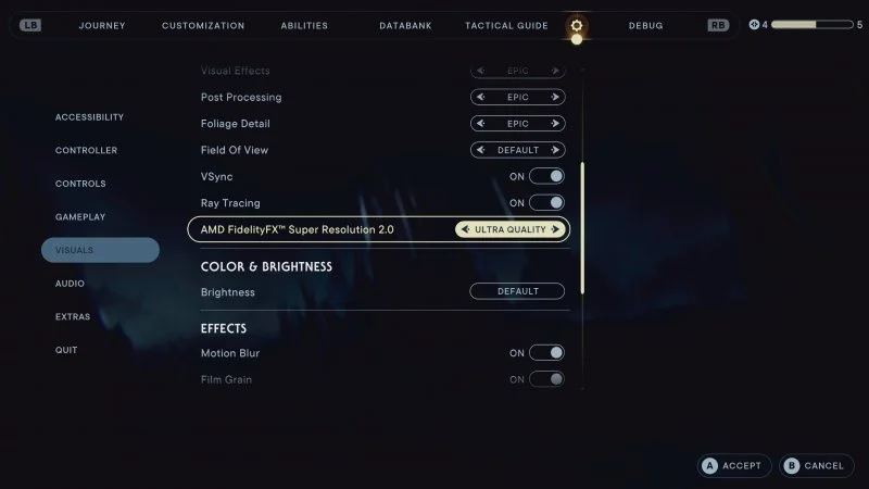 Star Wars Jedi: Survivor Ray Tracing