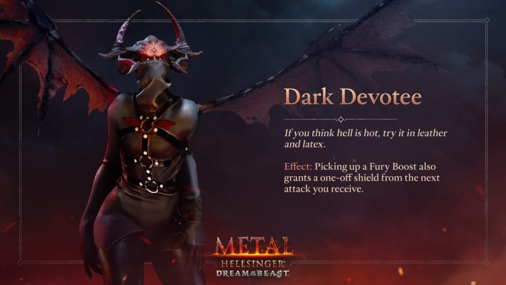 Dark Devotee secondo abito disponibile in Dream of the Beast 