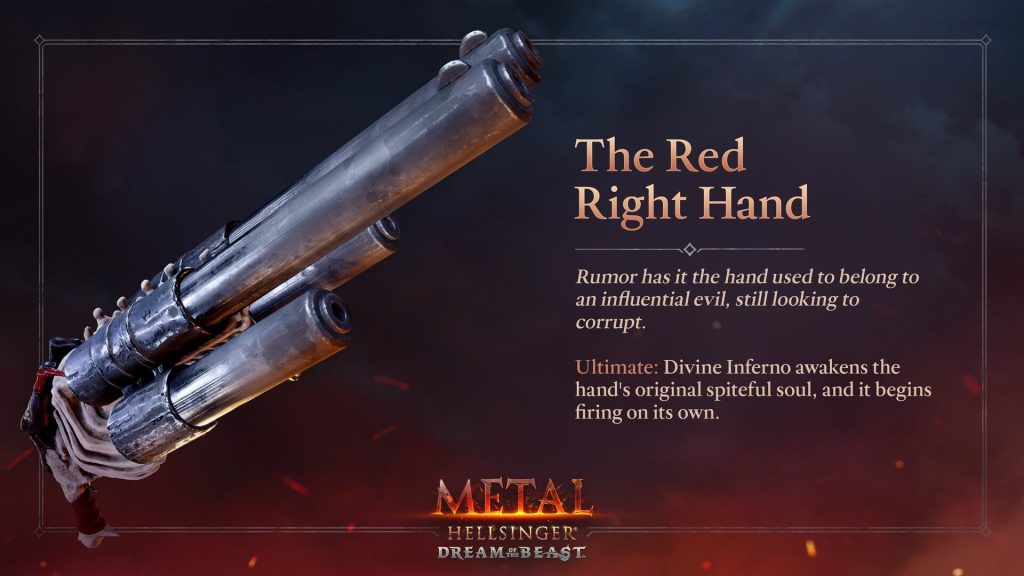 The Red Right Hand Mitragliatrice 