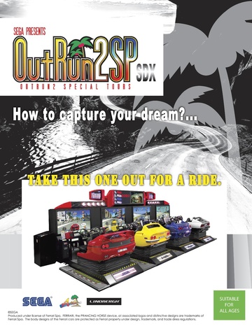 Brochure originale di Outrun 2
