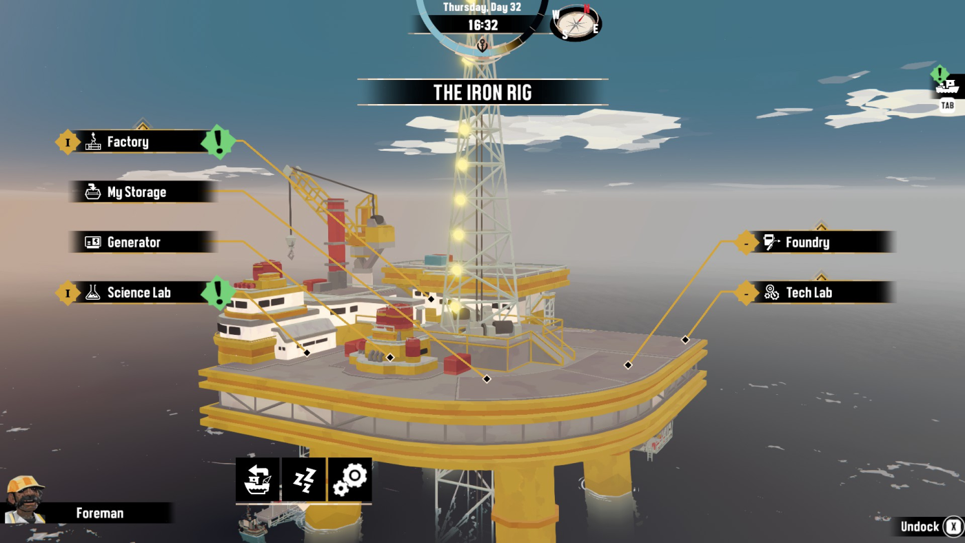 DREDGE ''The Iron Rig''