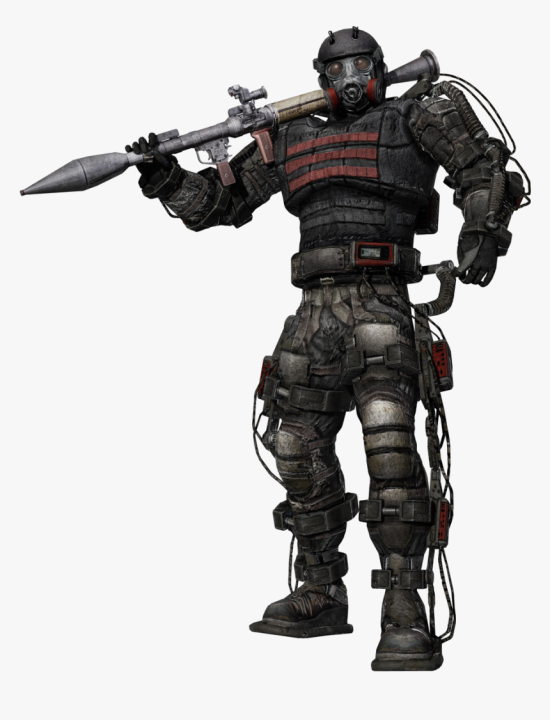 A-Life A fighter with a rocket launcher