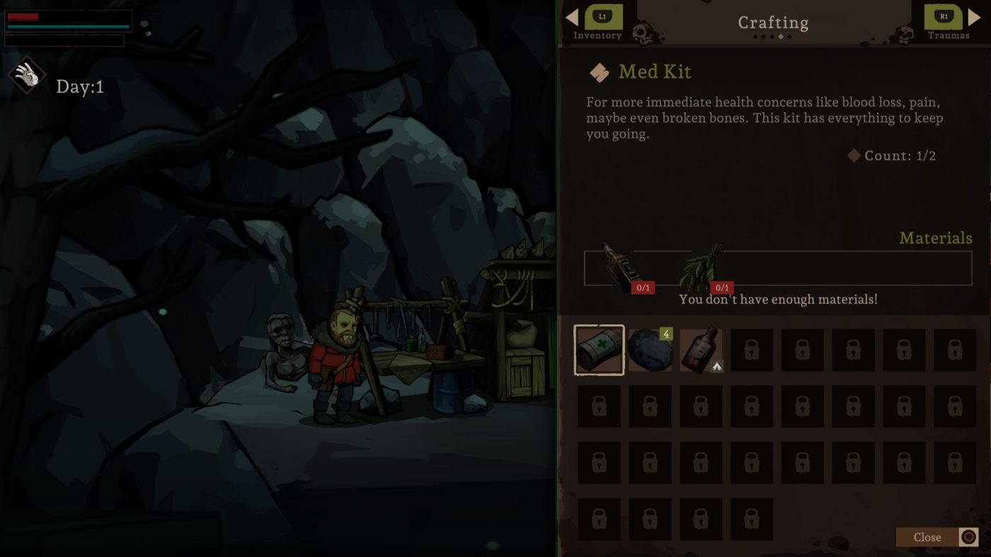 Edge of Sanity crafting