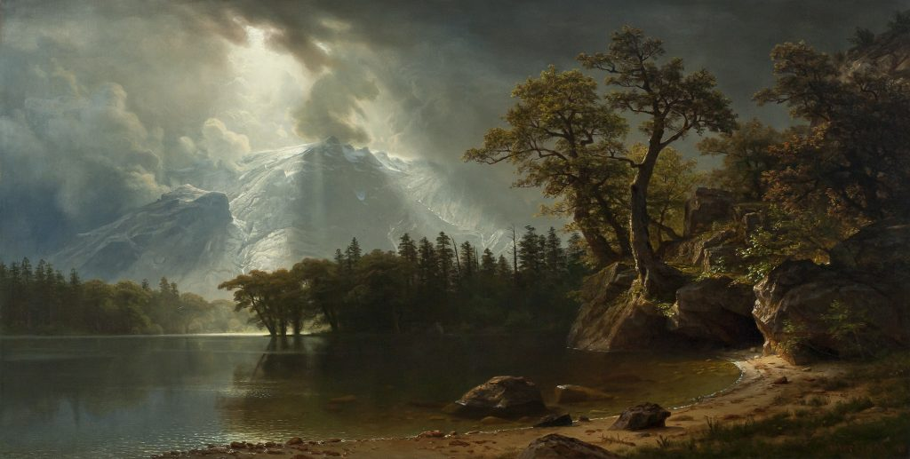Albert Bierstadt paint inspires Horizon Forbidden West: Burning Shores 