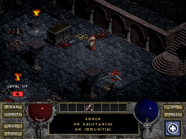 Diablo as an action Roguelike