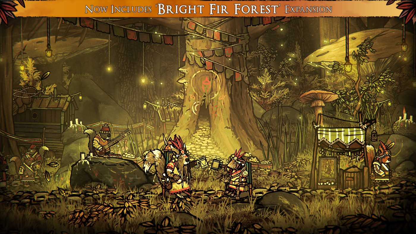 Bright Fir Forest