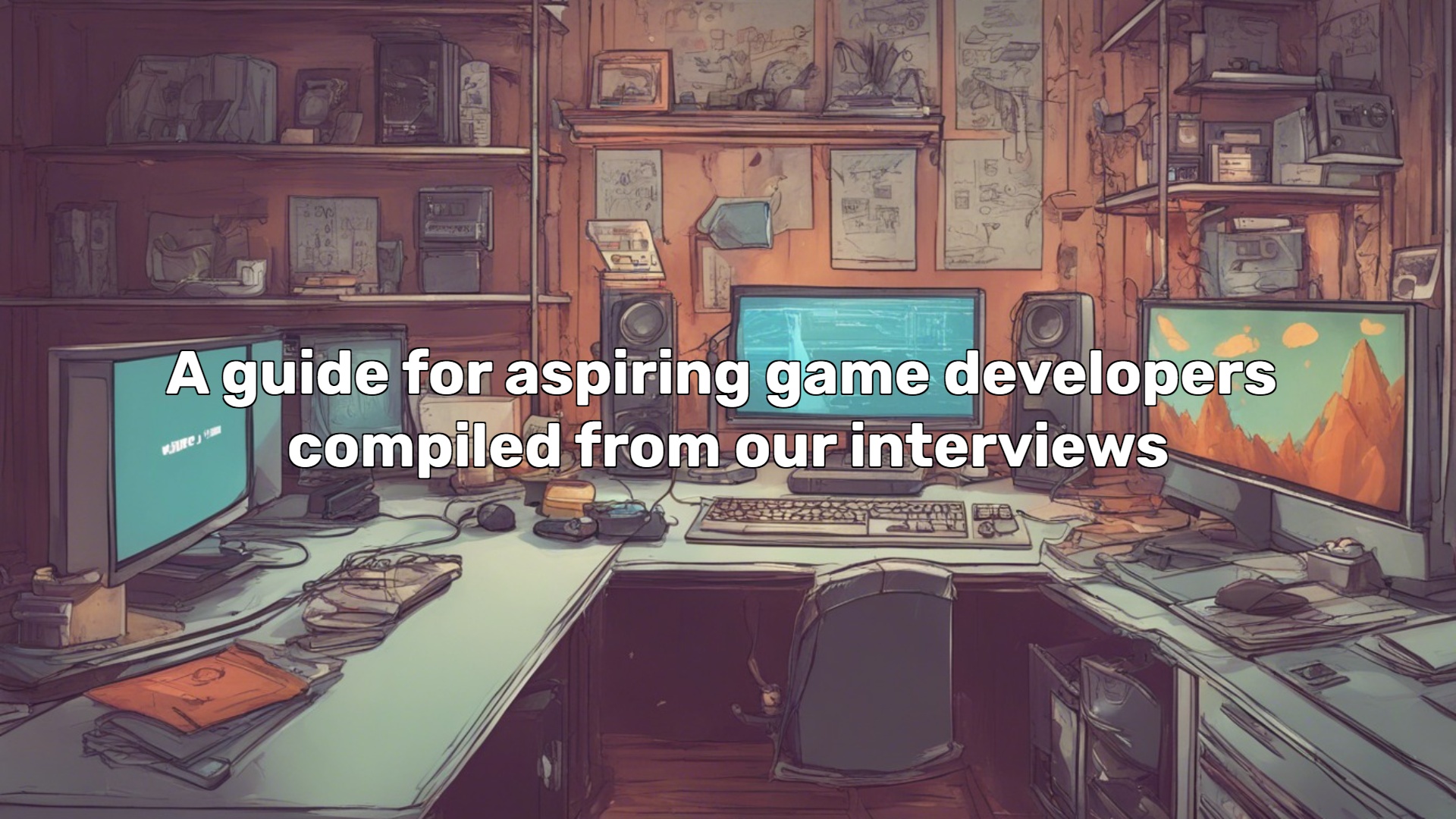 A guide for aspiring game developers compiled from our interviews