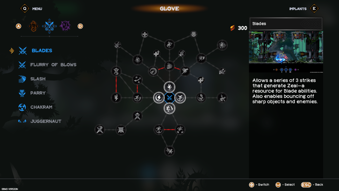 Skill Tree